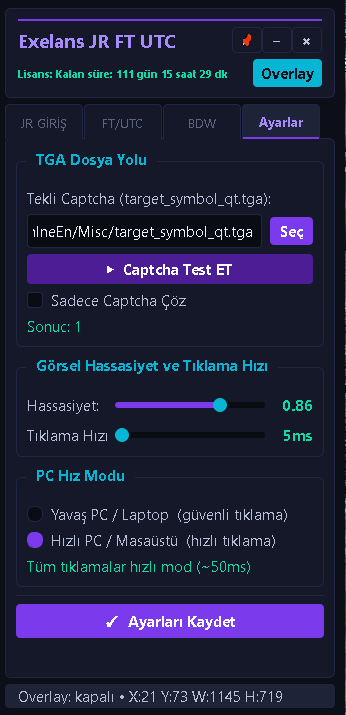 Gelişmiş Donanım Ayarları