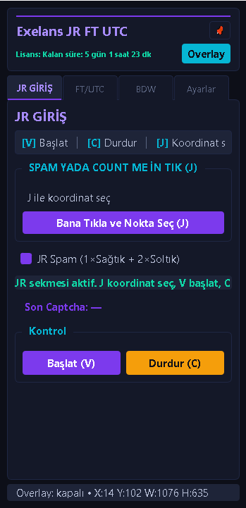 JR Etkinlik Modülü